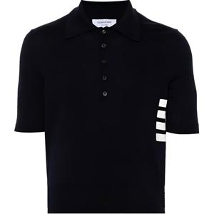 THOM BROWNE 25 코튼 4-바 릴랙스 핏 폴로 (MKP135A Y3043 415)