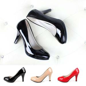 플랫폼 가을 여자구두 펌프스 힐