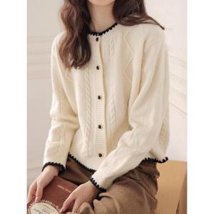 [카라]KARRA 배색플레이가디건_A5W0503