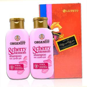 선물세트 오가니 체리블라썸 샴푸 200ml 2개 추석