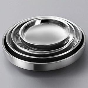 이딜리 스텐 찬기 반찬그릇 접시 쿠프 유광 중 11.5cm