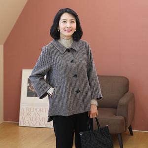 [쉬즈마담]J31759숀 하운드투스 통소매 A라인자켓 50대 엄마옷