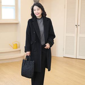 [쉬즈마담]J31757 쉬즈마담 고품격 더블 울 롱코트 50대 엄마옷