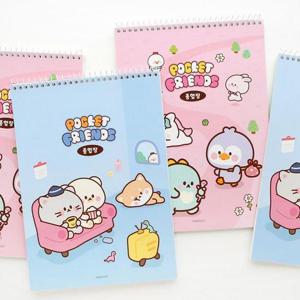 핑크풋 2000 쪼꼬미 친구들 종합장 (랜덤1개)