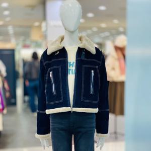 [클리지]데님 무스탕 점퍼 CP9WLT07