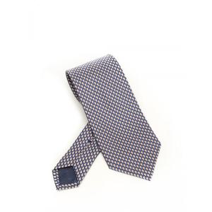 [SALVATORE FERRAGAMO] 라프리마 남성 실크 타이 351252784131 001 Blue /15