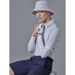 [빈폴골프][빈폴골프] 남성 모노그램 패턴 반팔 티셔츠 - 그레이