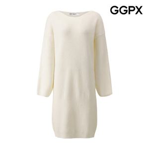 GGPX  V넥 골지 니트 원피스 (GPCOP001F)