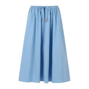 마르니 코튼 포플린 드로우스트링 미디 스커트 GOMA0825S0UTC22