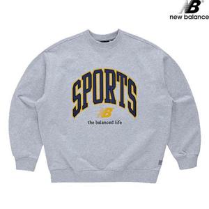 뉴발란스 NBNCC13013-LG NB SPORTS 헤비 맨투맨 남녀공용 긴팔티