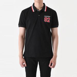 알렉산더맥퀸 727289 92패치 남성 PK반팔티셔츠 블랙