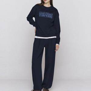 [지오다노] 여자 겨울 기모 트레이닝 와이드 팬츠 596241