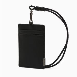 [질스튜어트] 블랙 로고장식 소가죽 카드지갑JUHO6E551BK