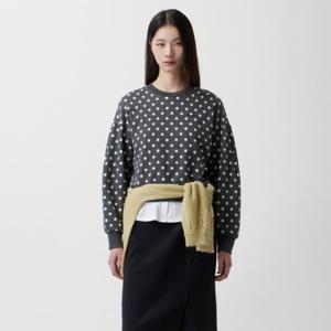 [쥬크]셔츠 패널 도트 패턴 맨투맨 Z254MSM013