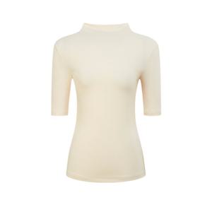 질스튜어트 뉴욕 여성 25SS 옐로우 단색 반팔티셔츠 WJTS5B220Y1