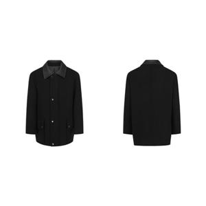 [ANDZ] 앤드지 26 SS 세미오버핏 싱글 모직 하프코트 (BHG1CG1303)