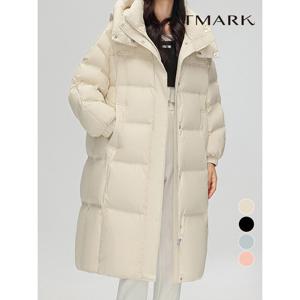 [앳마크]ATMARK 더블하이넥후드롱패딩_AE59PD027G