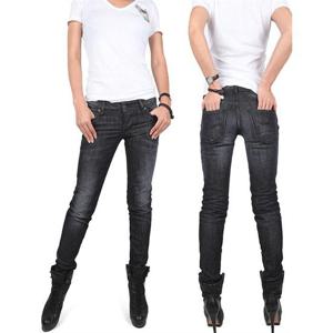 디스퀘어드 가죽패치 블랙워싱 진 S75LA0434