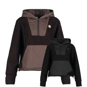 럭스골프 여성 뽀글이 반집업 패딩 매치 기모 후드 풀오버 TO25W630W