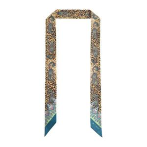 에트로 페이즐리 레오파드 실크 스카프 WATA0011AKE30 X0827