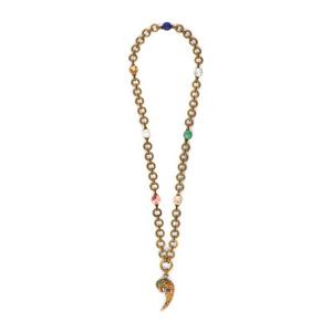 에트로 페이즐리 패럿 크리스탈 펜던트 목걸이 WF5C0052AM064 G