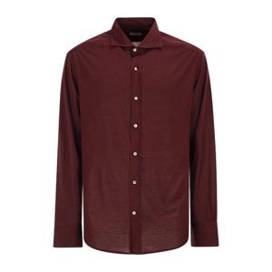 브루넬로쿠치넬리 실크 코튼 저지 프렌치 칼라 셔츠 MR8326686