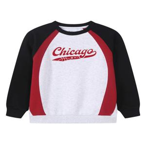 NBA 오버핏 컬러블럭 기모 맨투맨 K254TS080P