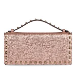 발렌티노 락스터드 체인 플랩 클러치 8W2P0AK2GGE GF9