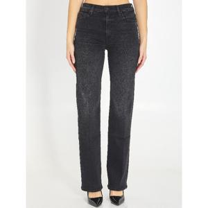 마더데님 블랙 코튼 블렌드 스트레치 진 100051611 SPF