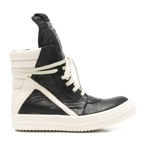 릭오웬스 지오바스켓 라운드 토 하이탑 스니커즈 RP01F6894LCO