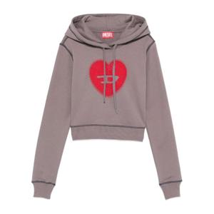 디젤 그래픽 프린트 드로우스트링 후드 티셔츠 A21952 0NSEX96I