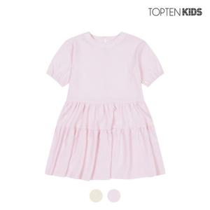 [탑텐키즈][탑텐키즈] 여아 시어서커 반팔 원피스_MKD2OO2012