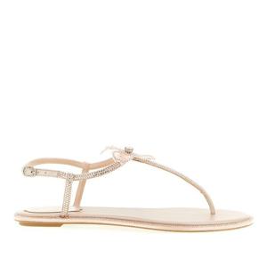 르네 카오빌라 피치 플라워 라인스톤 샌들 C12504010R001 V233