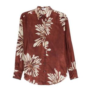 브루넬로쿠치넬리 플로럴 루즈핏 실크 셔츠 MQ967RH206 C008