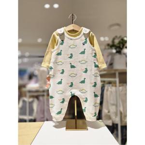 블루독베이비 10 26SS봄신상 (IV)드로잉 디노 SET 우주복 (4617067504)