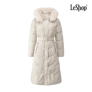 르샵  폭스퍼 후드 우먼 덕다운 롱 패딩 점퍼 (BPCJP005A)