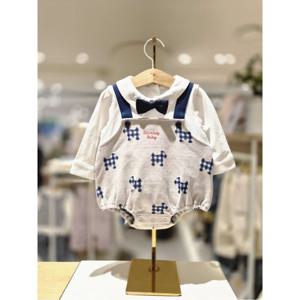 블루독베이비 10 26SS봄신상 (BE)BI 자가드 바디수트 (4611360409)