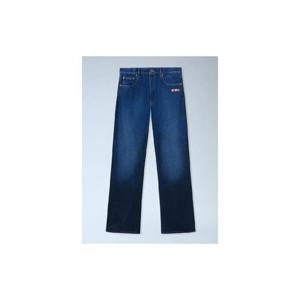25 FW 오프화이트 남성 Spray Diagonal Relax Jeans ofw0162049blu