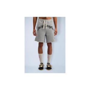 25 FW 팜앤젤스 남성 Curved Logo Track Shorts pma0162023gry