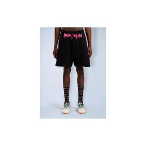 25 FW 팜앤젤스 남성 Sprayed Logo Track Shorts pma0162022blk
