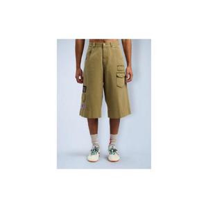25 FW 팜앤젤스 남성 Military Patch Bermuda Shorts pma0162093grn