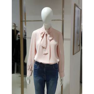 [에꼴드파리]MARIO(미센스) 하프넥 턱 타이 블라우스 101DMB4YBLM101D