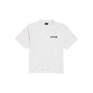 발렌시아가 반팔 티셔츠 850990 TTVL69012 White