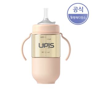 유피스) PPSU 빨대컵 6M+ (260ml, 핑크베이지)_M922