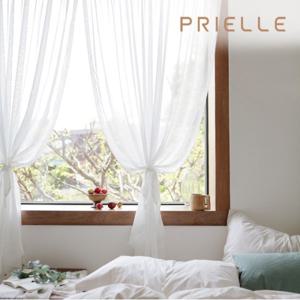 [쁘리엘르] 라이틀리 쉬폰 벨크로커튼 창형(75X170)