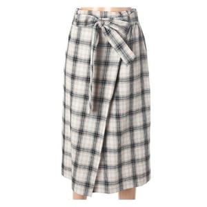 [에이치커넥트]여성 린넨체크스커트(3022215240180_102)