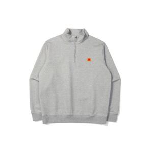 [코닥어패럴] 에센셜 에버라이트 반집업 맨투맨 MELANGE GREY