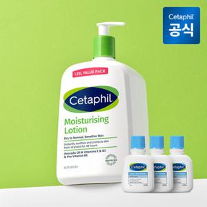 세타필 모이스춰라이징 대용량 로션 1.25L+클렌저 29ml 3개