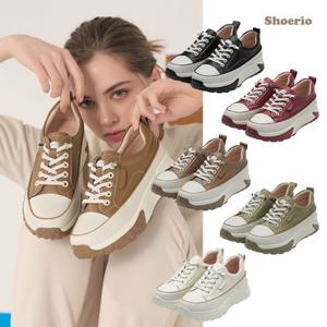 [슈리오] 클래식 가죽 스니커즈