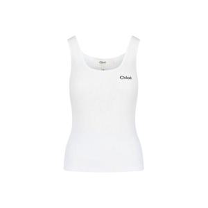 끌로에 민소매 티셔츠 25SJH12180101 WHITE